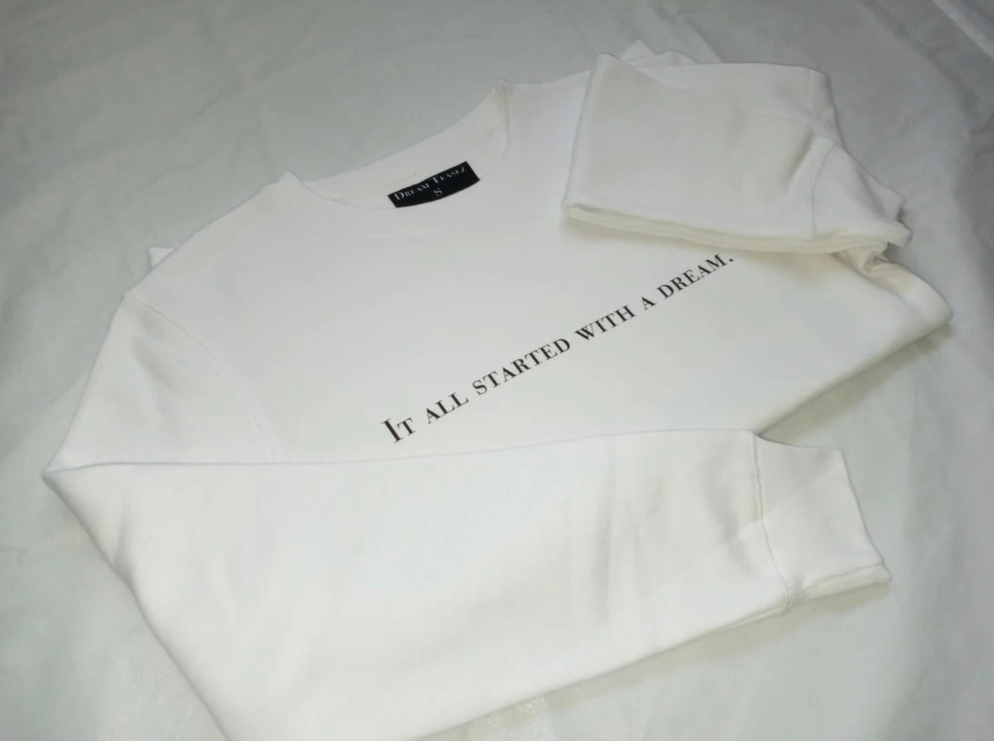 Signature White Sweatshirt