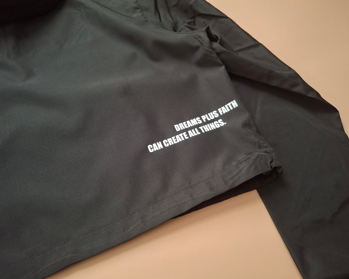 Rainy Black Windbreaker