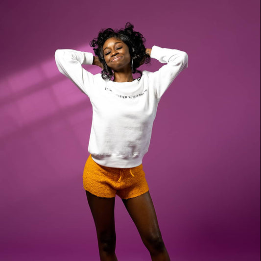 Signature White Sweatshirt